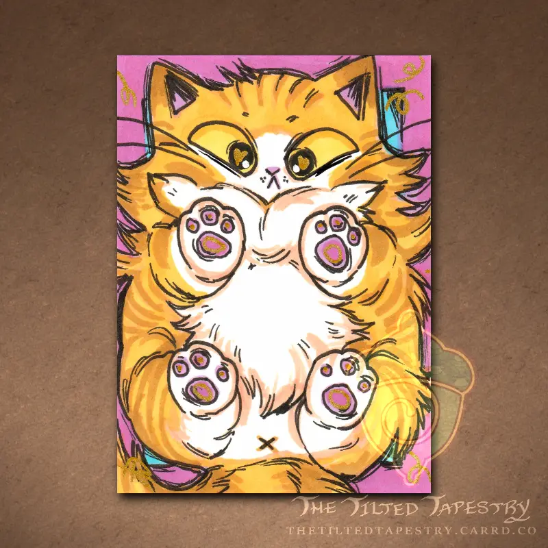 Floof (Cats Cats Cats Collection) aceo art card
