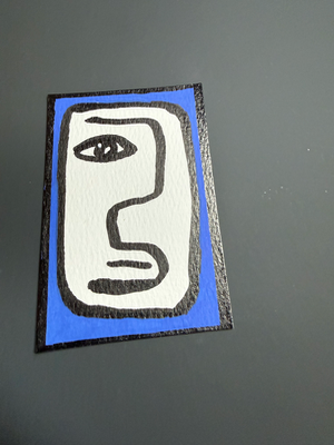 Silent Determination aceo art card thumbnail 1