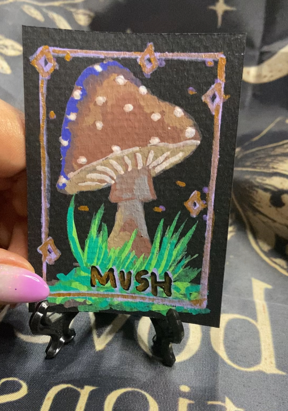 MUSH aceo art card