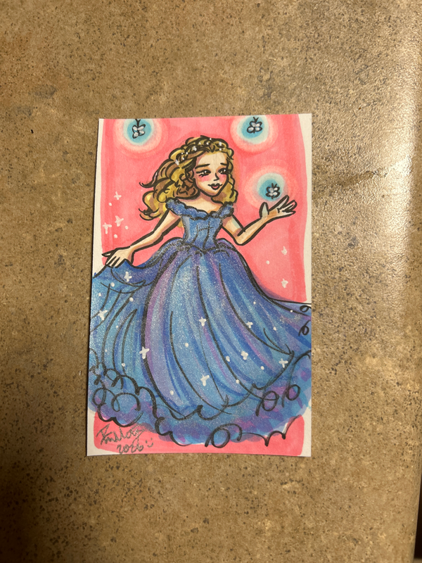 Cinderella aceo art card