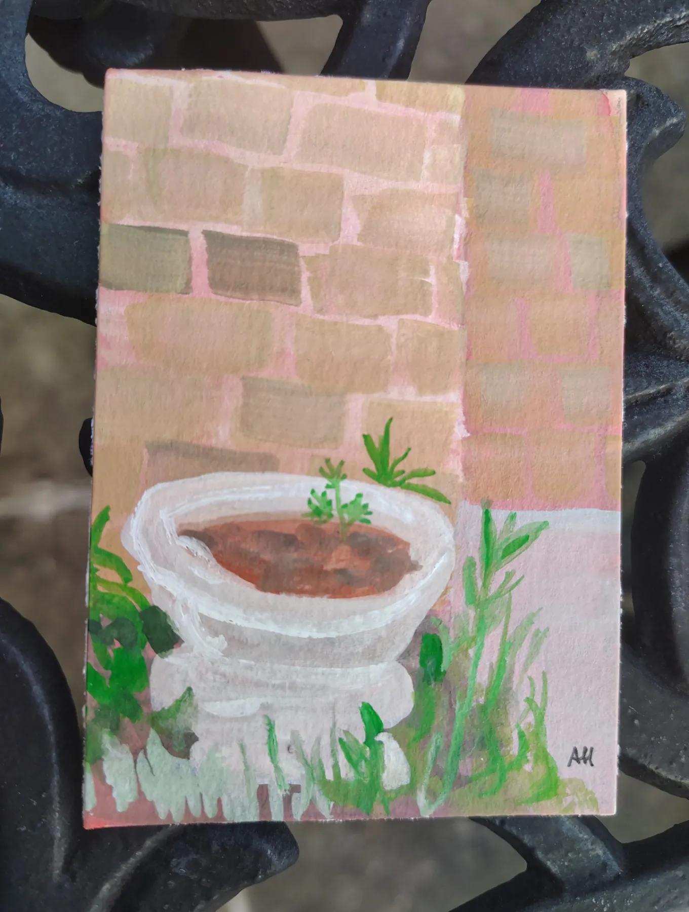 First Growth aceo art card
