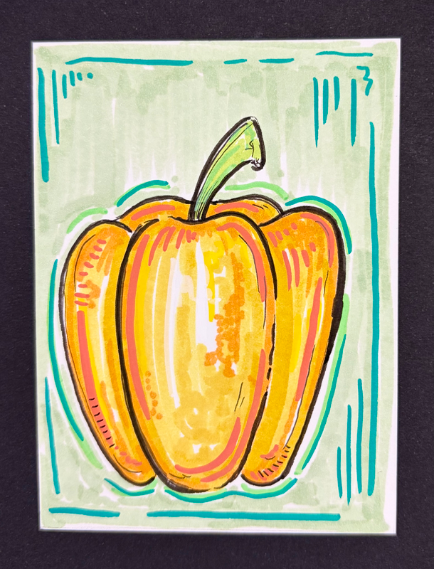 Pep Pep aceo art card