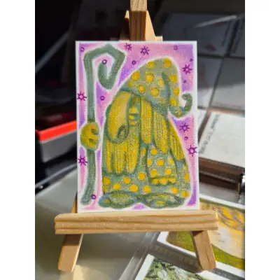 GreenWiz aceo art card thumbnail 1