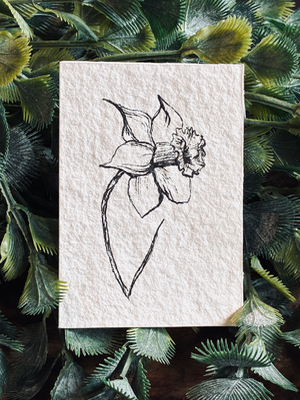 Birth Month Flowers aceo art card thumbnail 3