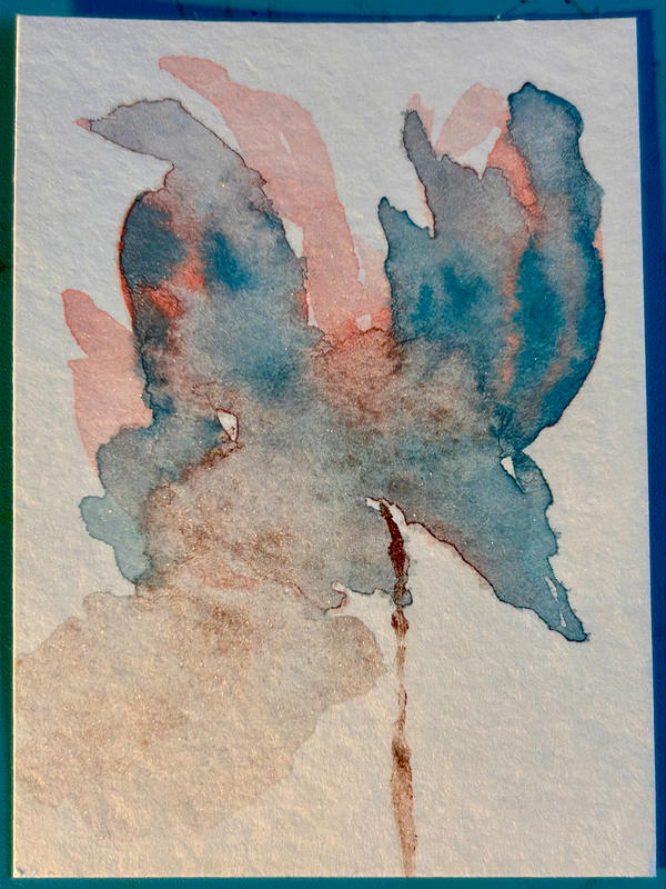 Elegant Petals aceo art card