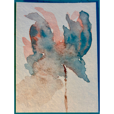 Elegant Petals aceo art card thumbnail 1