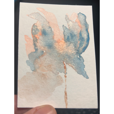 Elegant Petals aceo art card thumbnail 2