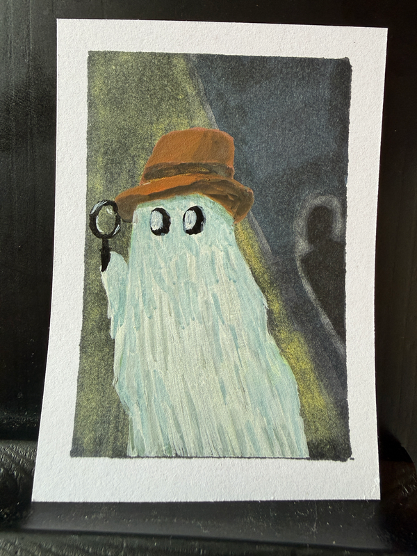 The Shadow’s Pursuit aceo art card