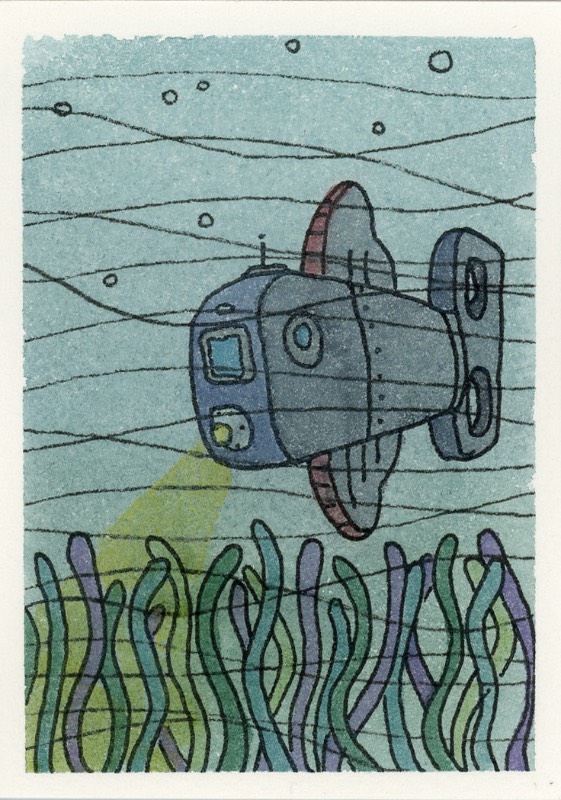 Sub #20 aceo art card
