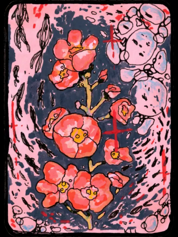 blossom -- ACEO 12 aceo art card