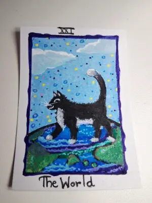 The World aceo art card thumbnail 5