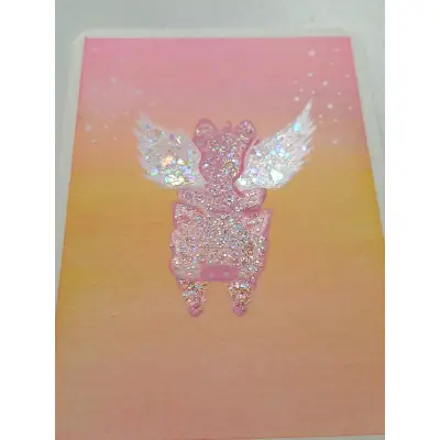 Puffwing Pig aceo art card thumbnail 2