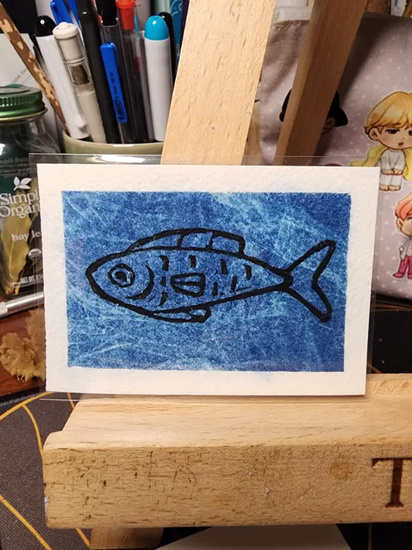 Undertow 2 aceo art card