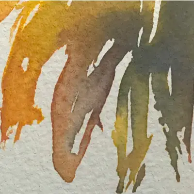 Yellow Flower aceo art card thumbnail 3