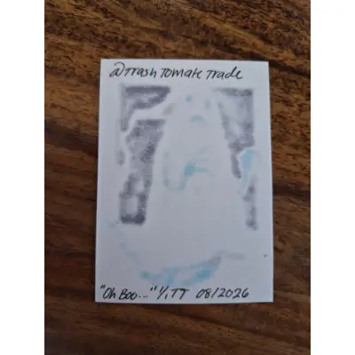 "Oh Boo..." aceo art card thumbnail 2