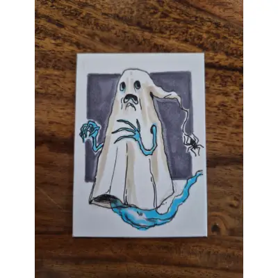 "Oh Boo..." aceo art card thumbnail 1