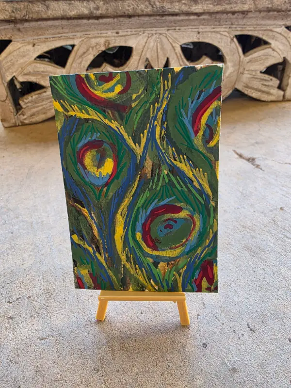 Bird Daze aceo art card