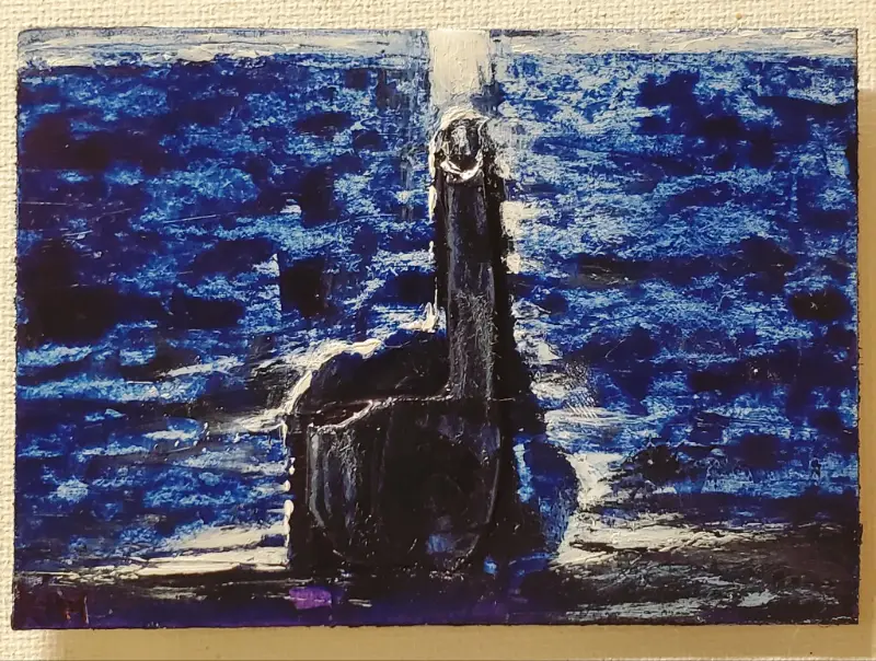 FINGER OF GOD 2 aceo art card