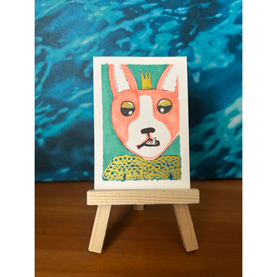 To Battle aceo art card thumbnail 1