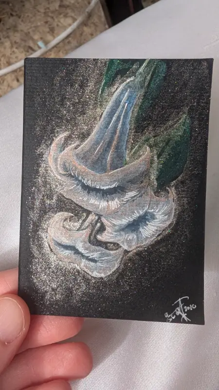 Burgmansia arborea aceo art card