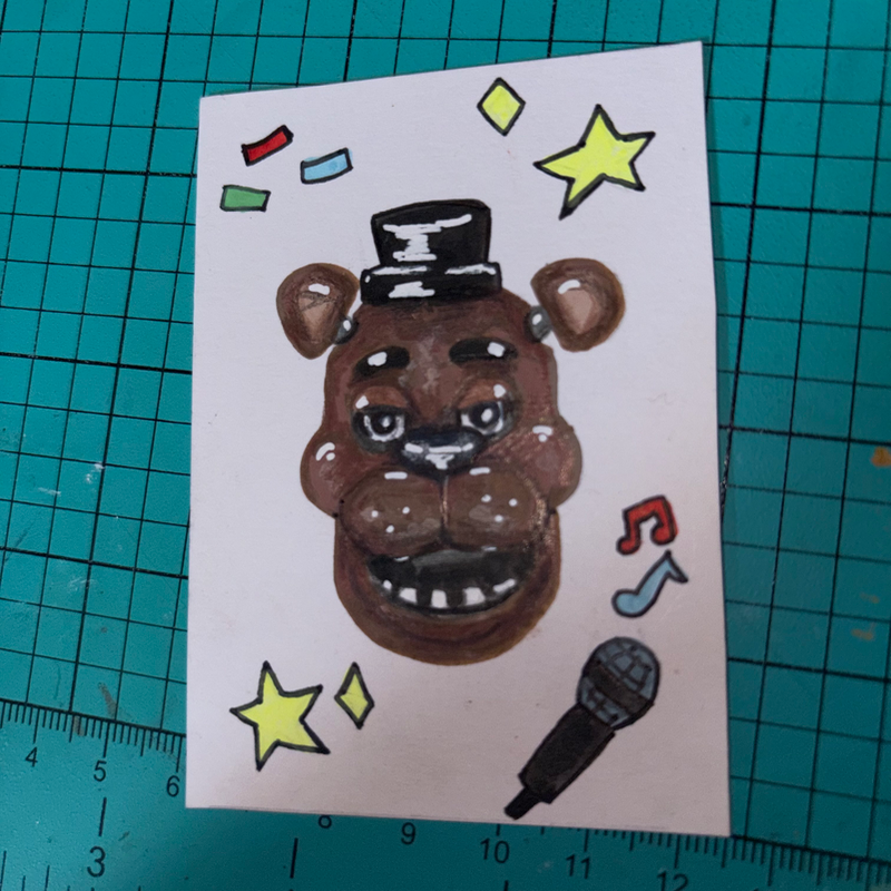 Five Nights 1/6 aceo art card