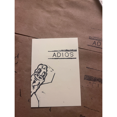 Adios pickle aceo art card thumbnail 1
