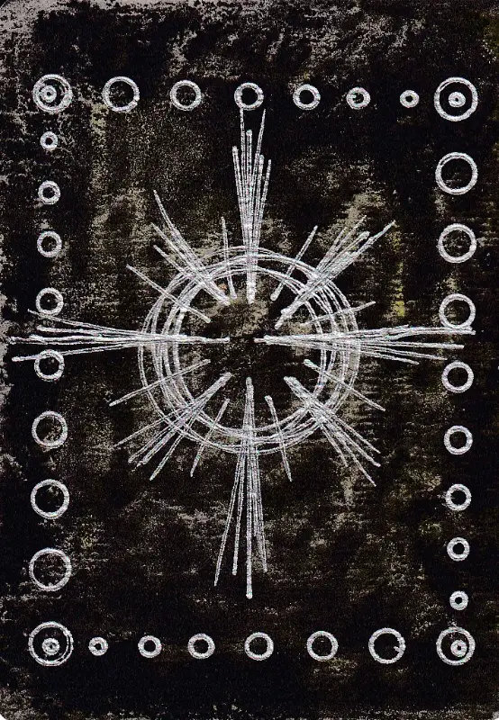 Haloblack aceo art card