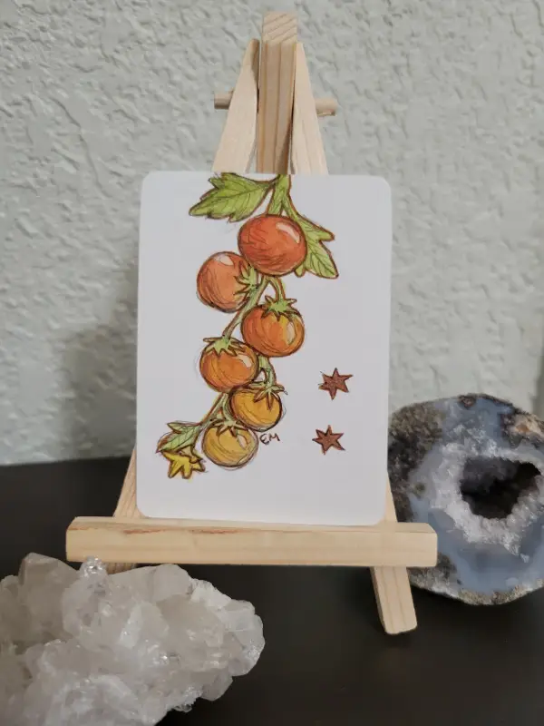 Tasty Tomatoes 🍅 aceo art card