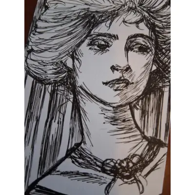 A Study in Gibson aceo art card thumbnail 4