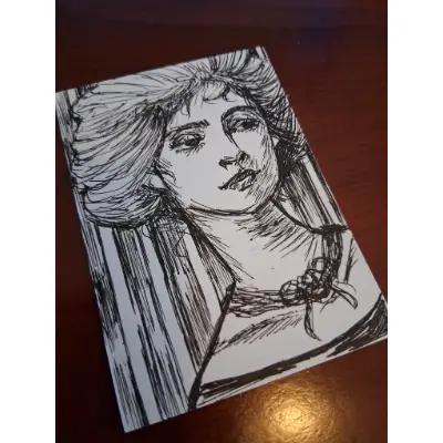 A Study in Gibson aceo art card thumbnail 3
