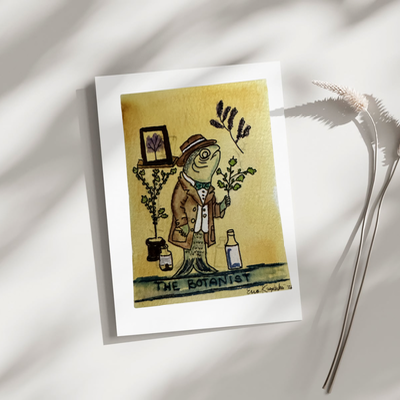 The Sardine Society aceo art card thumbnail 4