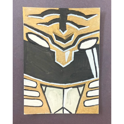 OG White Ranger aceo art card thumbnail 1