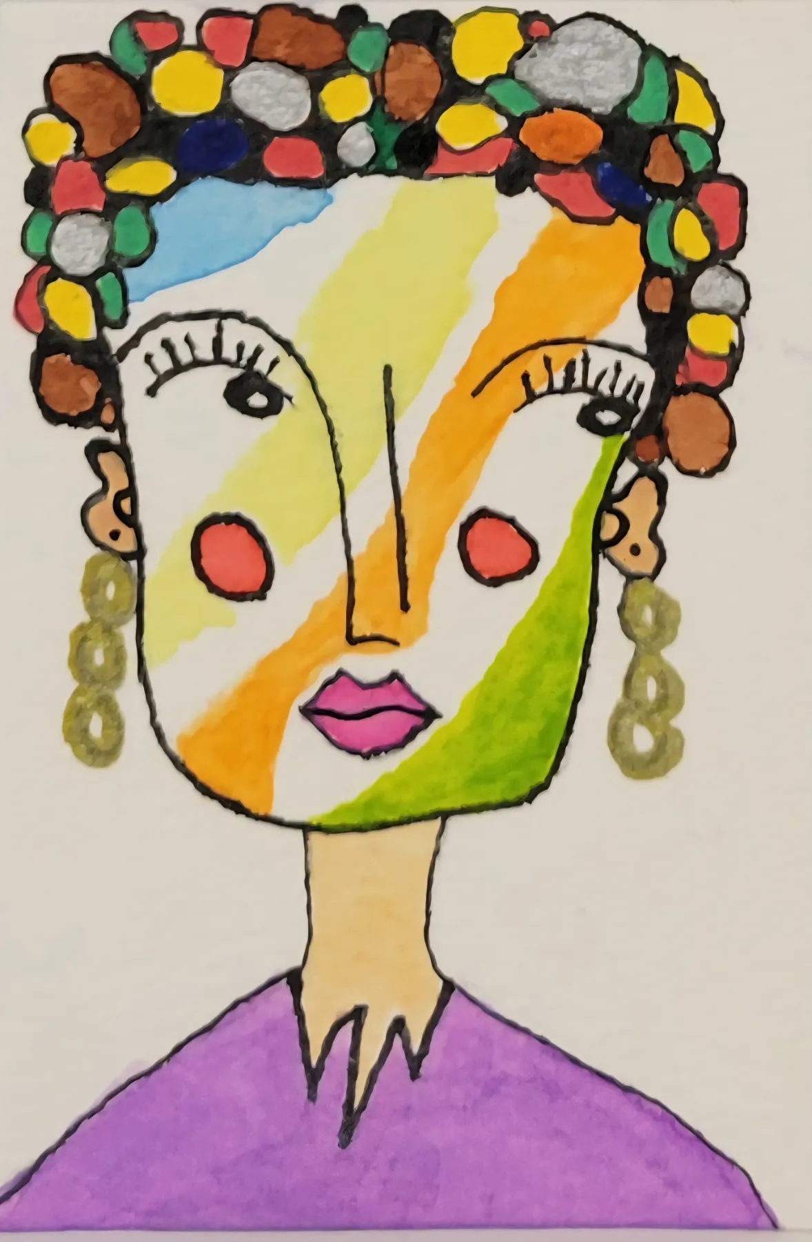 Lynn's Portrait aceo art card