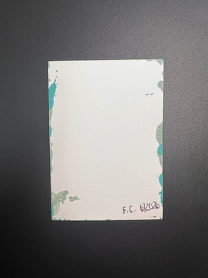 ACEO Original, It’s Okay To Exist, Acrylic & Ink. 2.5 x 3.5” Mini Art Card aceo art card thumbnail 2