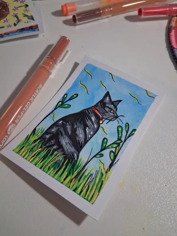 Field Trip aceo art card