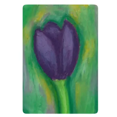 Tulip aceo art card thumbnail 1