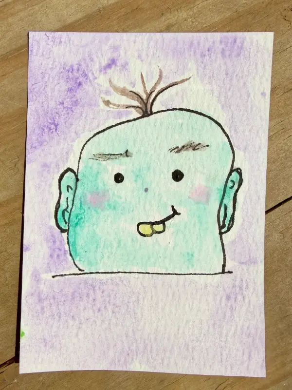 Kevin | Little Weirdos Collection aceo art card