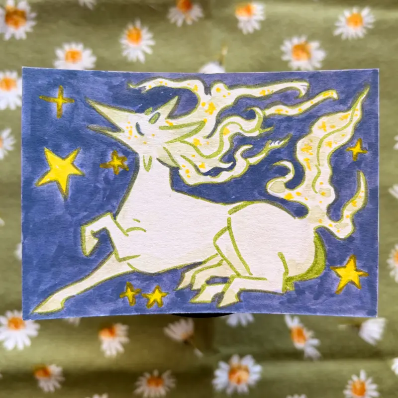 Star Creature #3 aceo art card