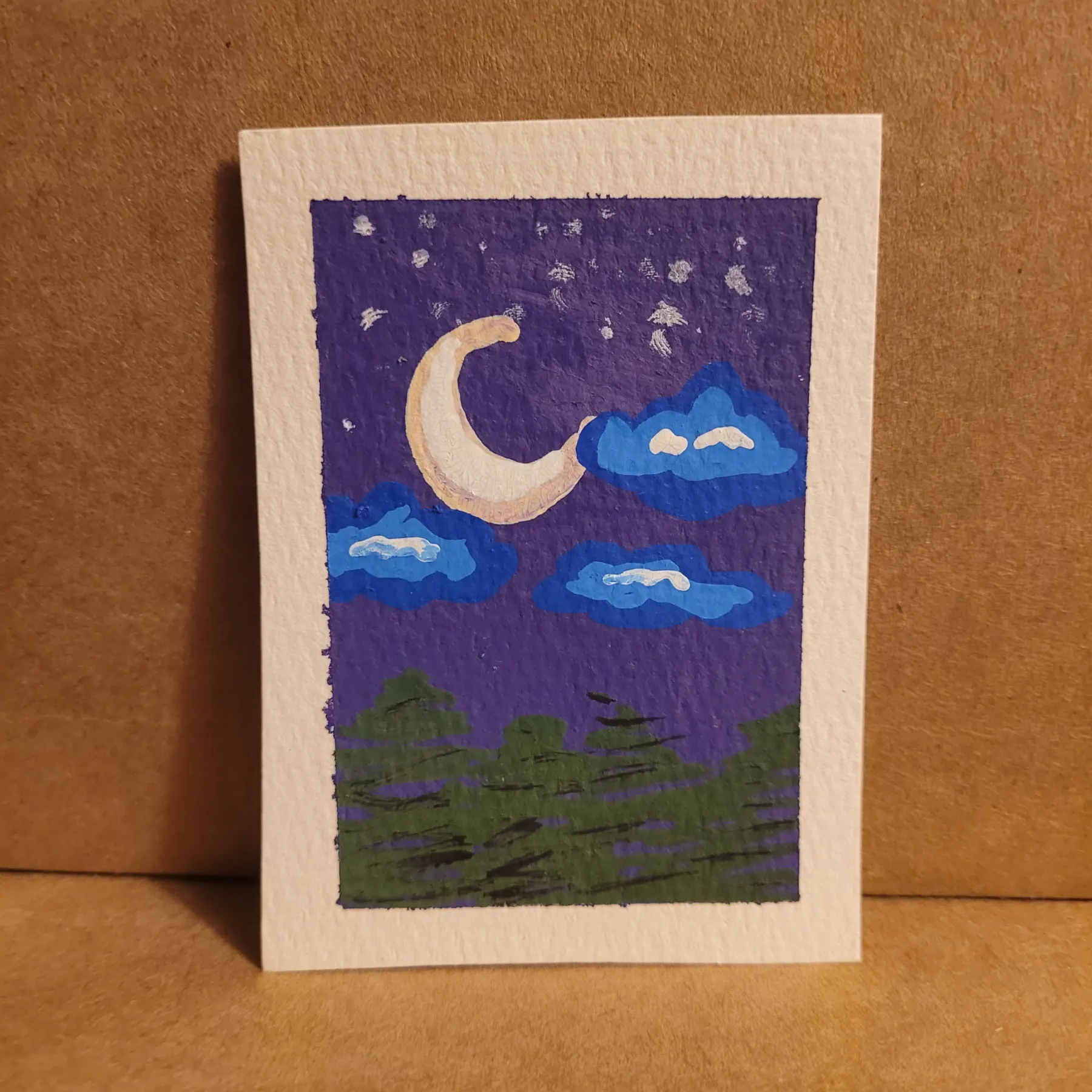 Night Sky aceo art card
