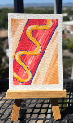 Up Close & Personal Hotdog aceo art card thumbnail 2