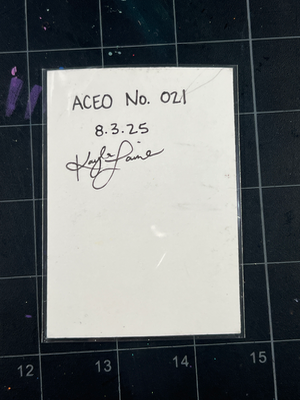 Coral 🪸 & Stuff aceo art card thumbnail 2