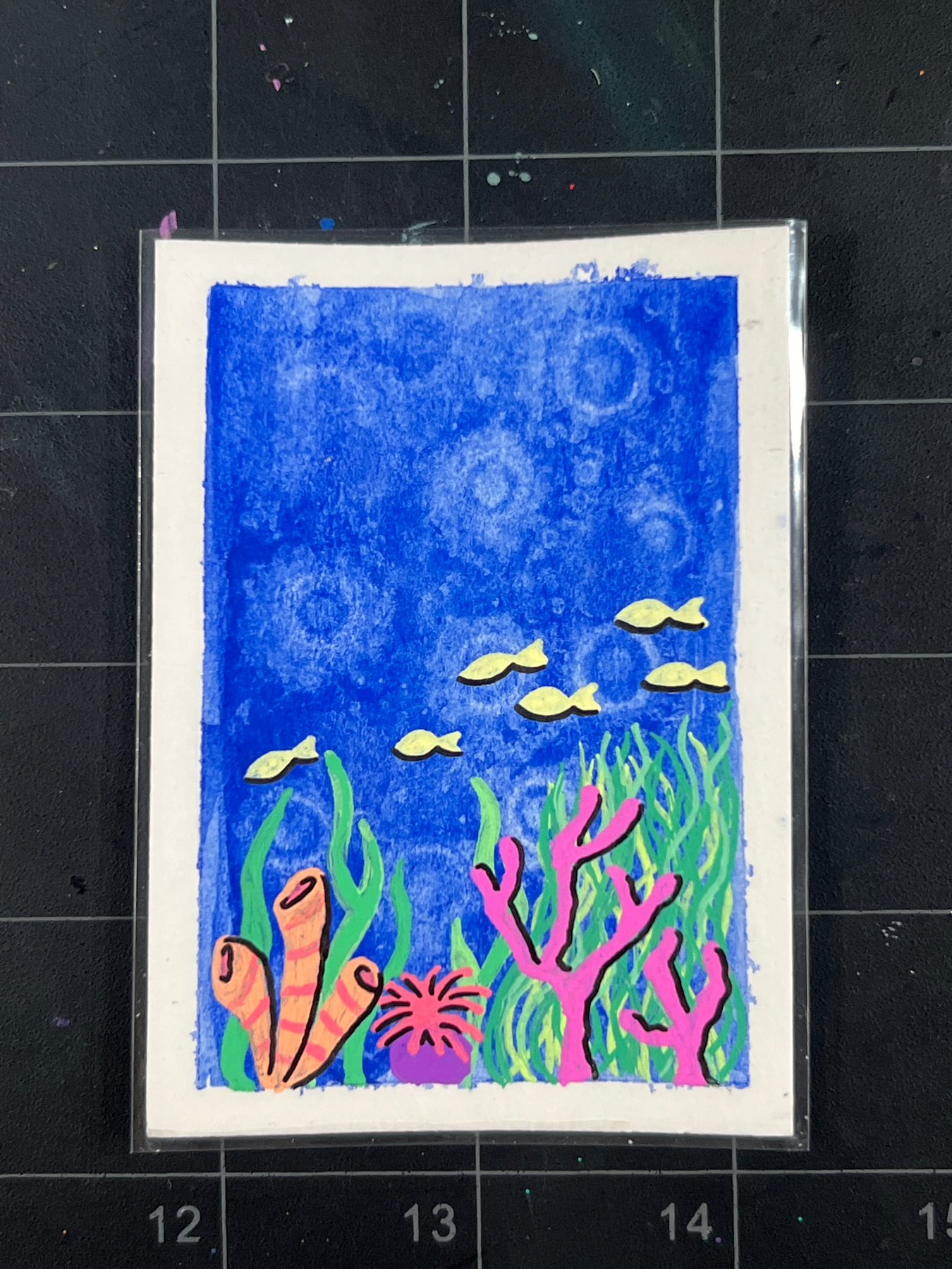 Coral 🪸 & Stuff aceo art card