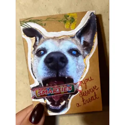 You Deserve a Treat aceo art card thumbnail 1