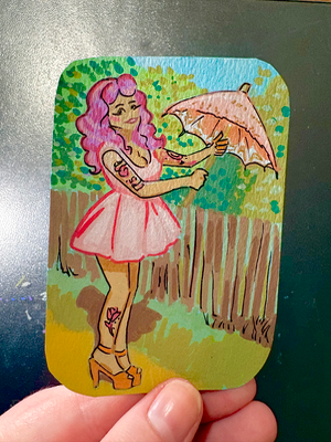 Pinkie Pie aceo art card thumbnail 2