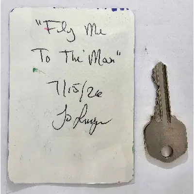 Fly Me To The Moon aceo art card thumbnail 3
