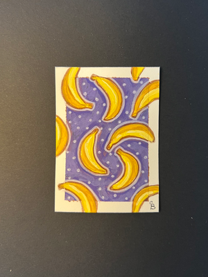 Go bananas aceo art card thumbnail 2