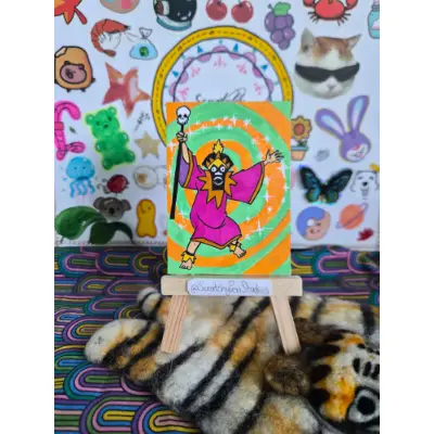 "Witch Doctor" Fan Art, Scooby-Doo aceo art card thumbnail 1