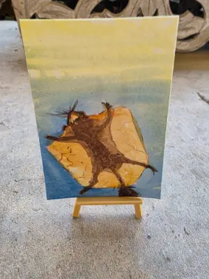 Indian Giant Flying Squirell aceo art card thumbnail 1