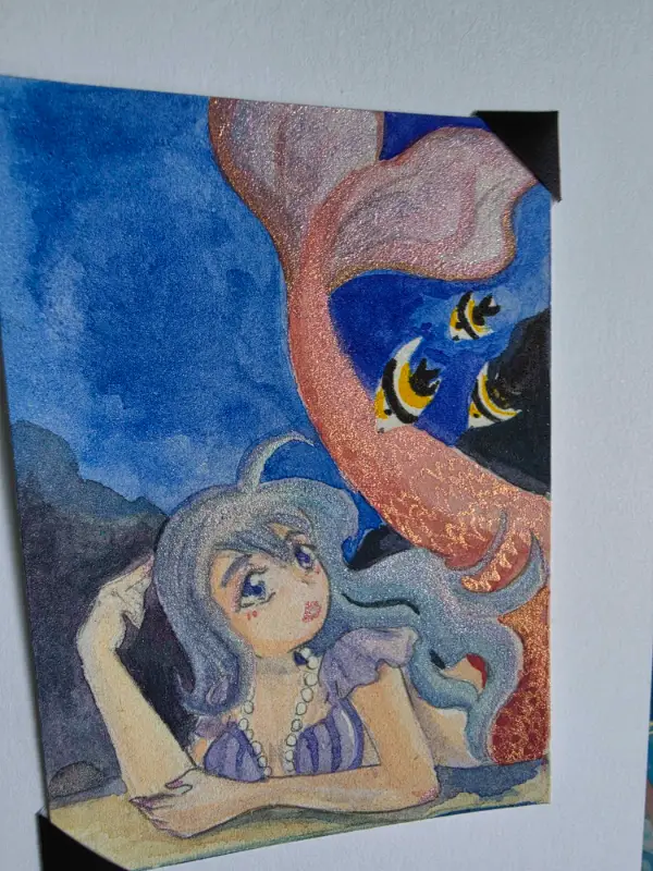 You listen to me aceo art card
