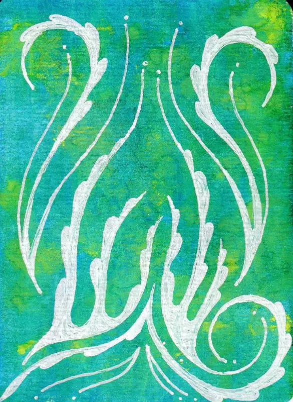 Deep 2 aceo art card